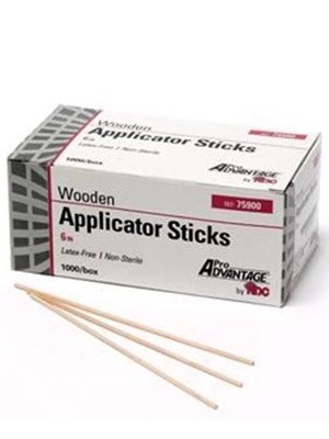 Non-Sterile Wooden Applicator Sticks 15cm