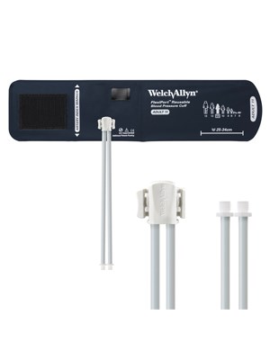 Welch Allyn FlexiPort Reusable BP Cuff Adult 2 Tubes