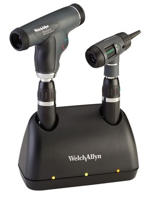 Welch Allyn Universal Desk Charger with 2 Lithium Ion Handles